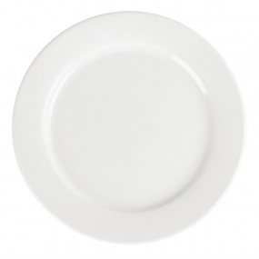 Assiettes à bord large blanches Olympia 280mm