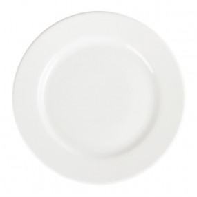 Assiettes à bord large blanches Olympia 310mm