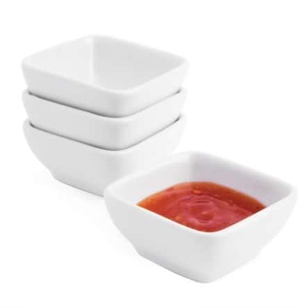 Mini-plats carrés arrondis 60mm Olympia