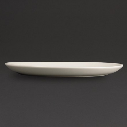 Assiettes creuses ovales Olympia Ivory 328 x 264mm
