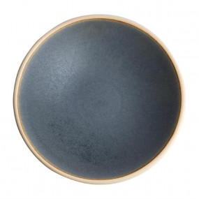 Assiettes creuses granit bleu Olympia Canvas 20 cm