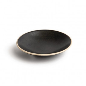Assiettes creuses noir mat...