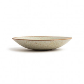 Assiettes creuses beige moucheté Olympia Canvas 20 cm