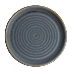 Assiettes plates granit bleu Olympia Canvas 18 cm