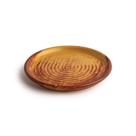 Assiettes plates terre de sienne Olympia Canvas 18 cm