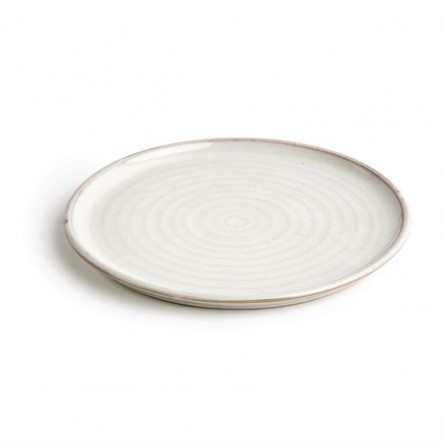 Assiettes plates blanc Murano Olympia Canvas 26,5 cm