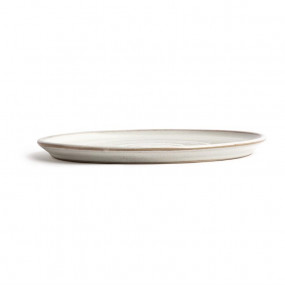 Assiettes plates blanc Murano Olympia Canvas 26,5 cm