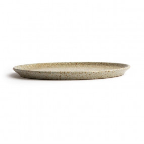 Assiettes plates beige moucheté Olympia Canvas 26,5 cm