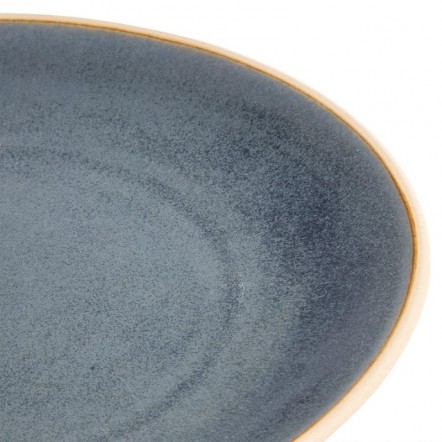 Assiettes coupes granit bleu Olympia Canvas 27 cm