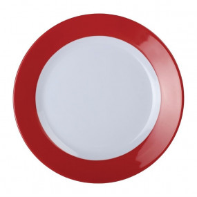Assiette en mélamine aile rouge Kristallon Gala 230mm