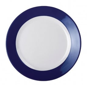 Assiette en mélamine aile bleue Kristallon Gala 230mm