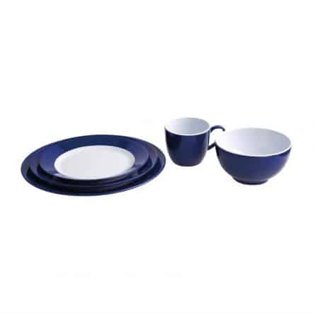 Assiette en mélamine aile bleue Kristallon Gala 260mm