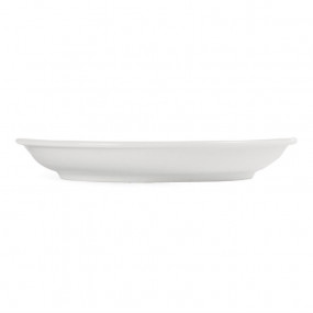 Soucoupes pour tasses à cappuccino blanches 160mm Olympia
