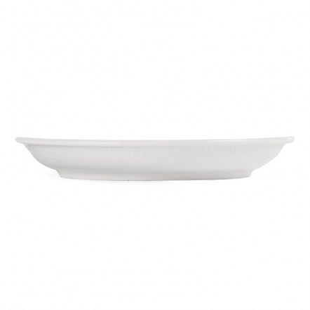 Soucoupes pour tasses à cappuccino blanches 160mm Olympia