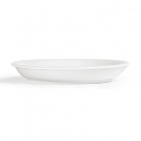 Soucoupes pour tasses à cappuccino blanches 180mm Olympia