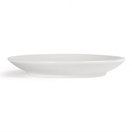 Soucoupe pour tasse carrée arrondie blanche Olympia