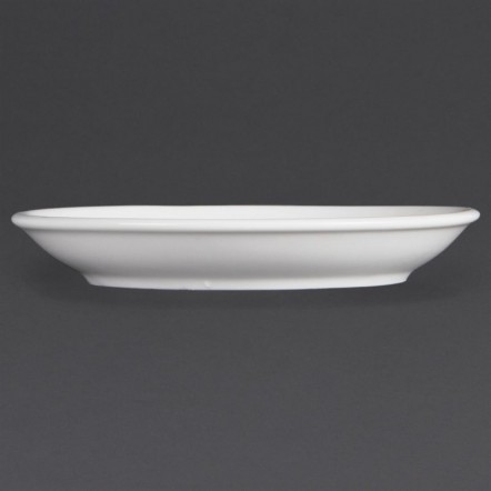 Soucoupe pour tasse à espresso empilable blanche Olympia