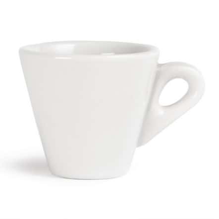Tasses à espresso coniques blanches 60ml Olympia