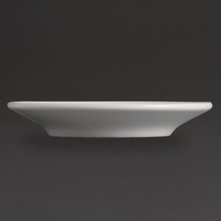 Soucoupes pour tasses à espresso blanches 120mm Olympia