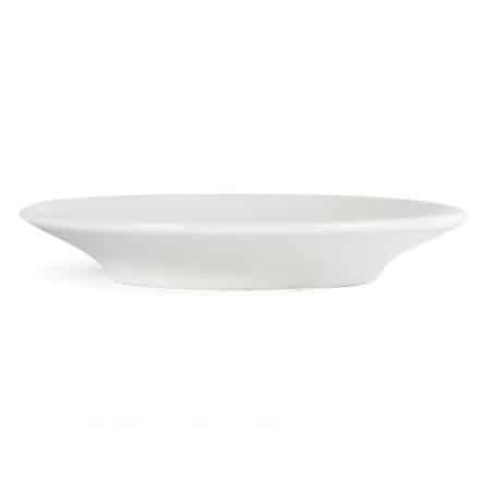 Soucoupes pour tasses à espresso blanches 120mm Olympia