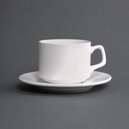 Tasses empilables Lumina Fine China 200ml
