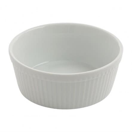 Plats à gratin ronds blancs Olympia 134mm