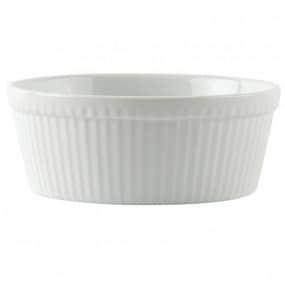 Plats à gratin ronds blancs Olympia 134mm