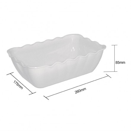 Saladier blanc medium Kristallon