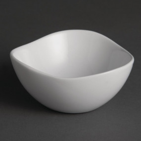 Bols forme ondulée blancs Olympia 105mm