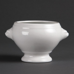 Bols à soupe tête de lion blancs 105mm Olympia