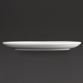 Assiettes creuses ovales Athena Hotelware 254 x 197mm