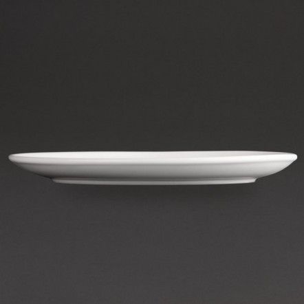 Assiettes creuses ovales Athena Hotelware 254 x 197mm