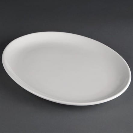 Assiettes creuses ovales Athena Hotelware 305 x 241mm