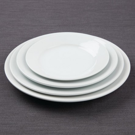 Assiettes à bord large Athena Hotelware 165mm
