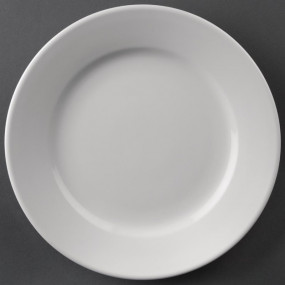 Assiettes à bord large Athena Hotelware 202mm