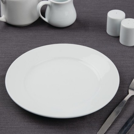 Assiettes à bord large Athena Hotelware 228mm