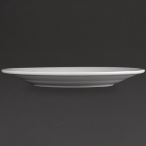 Assiettes à bord large Athena Hotelware 228mm