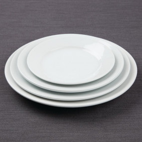 Assiettes à bord large Athena Hotelware 228mm