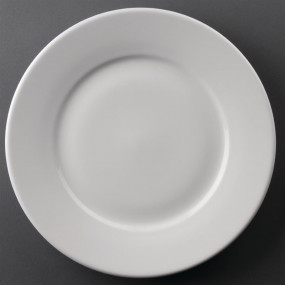 Assiettes à bord large Athena Hotelware 254mm