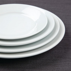 Assiettes à bord large Athena Hotelware 254mm