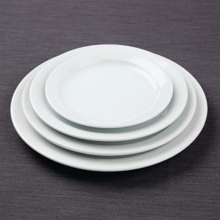 Assiettes à bord étroit Athena Hotelware 165mm