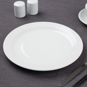 Assiettes à bord étroit Athena Hotelware 254mm