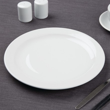 Assiettes à bord étroit Athena Hotelware 254mm