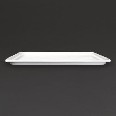 Plat blanc GN 1/1 Olympia Whiteware 30mm