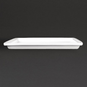 Plat blanc GN 1/2 Olympia...