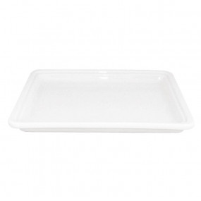 Plat blanc GN 1/2 Olympia Whiteware 30mm