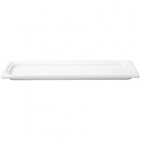 Plat blanc GN 2/4 Olympia Whiteware 30mm