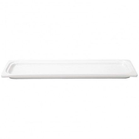 Plat blanc GN 2/4 Olympia Whiteware 30mm