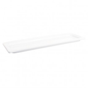 Plat blanc GN 2/4 Olympia Whiteware 30mm