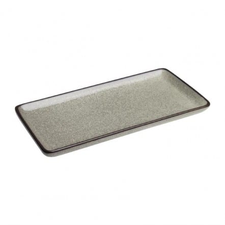 Assiettes rectangulaires Olympia Mineral 230mm